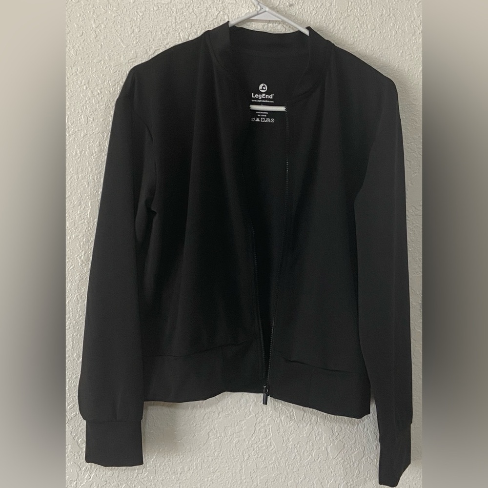 Leaf Black Women's Bomber Jacket